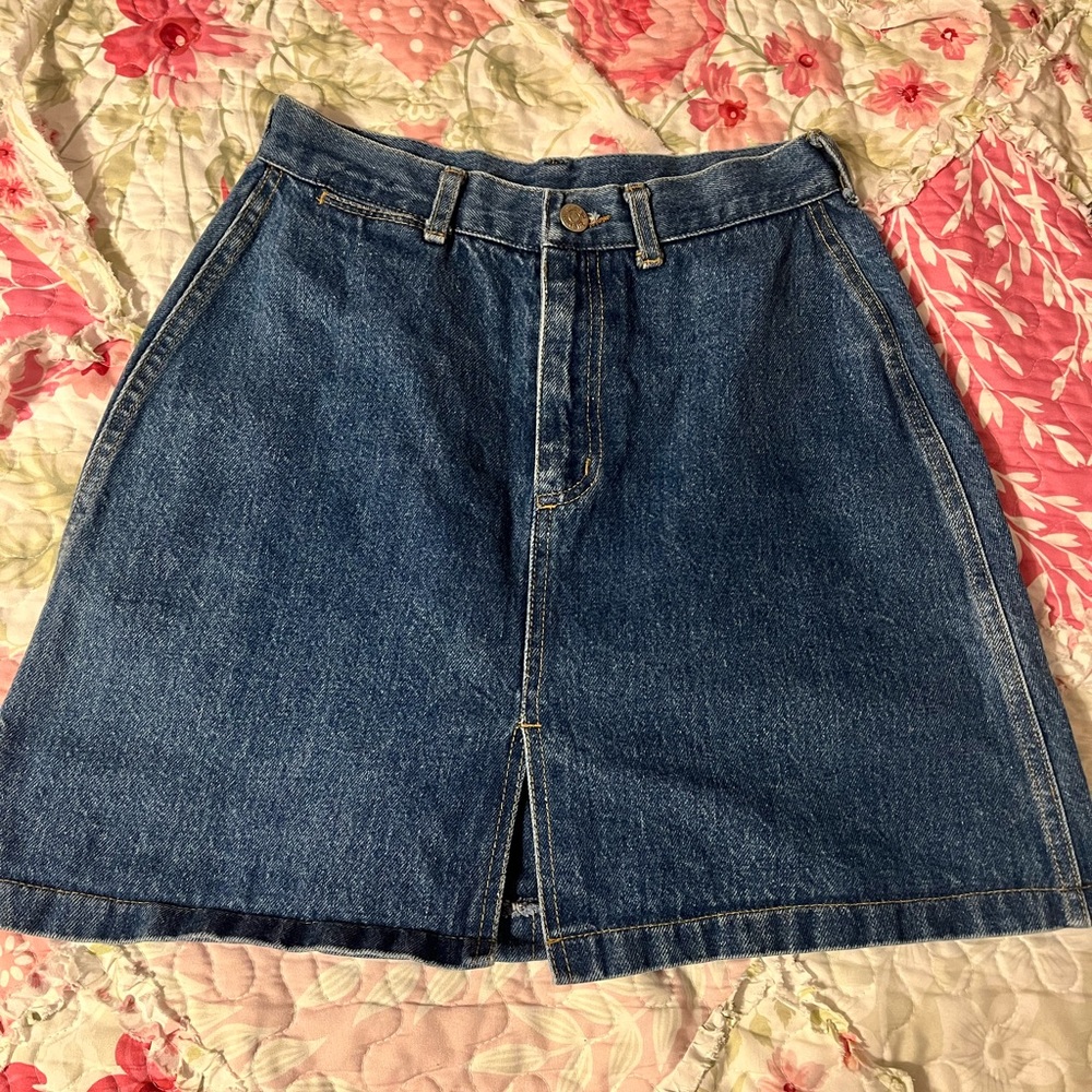 Vintage Jean Skirt